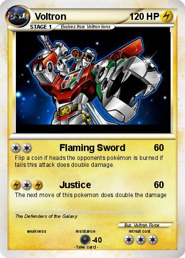 Voltron Pokemon Card