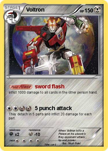 Voltron Pokemon Card