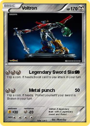 Voltron Pokemon Card